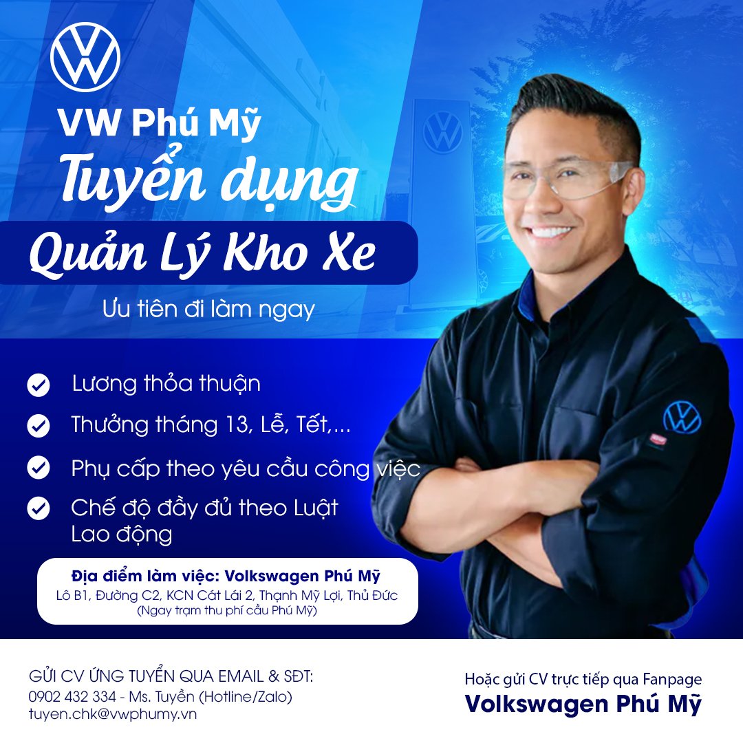 TUYỂN DỤNG NHÂN VIÊN QUẢN LÝ KHO XE